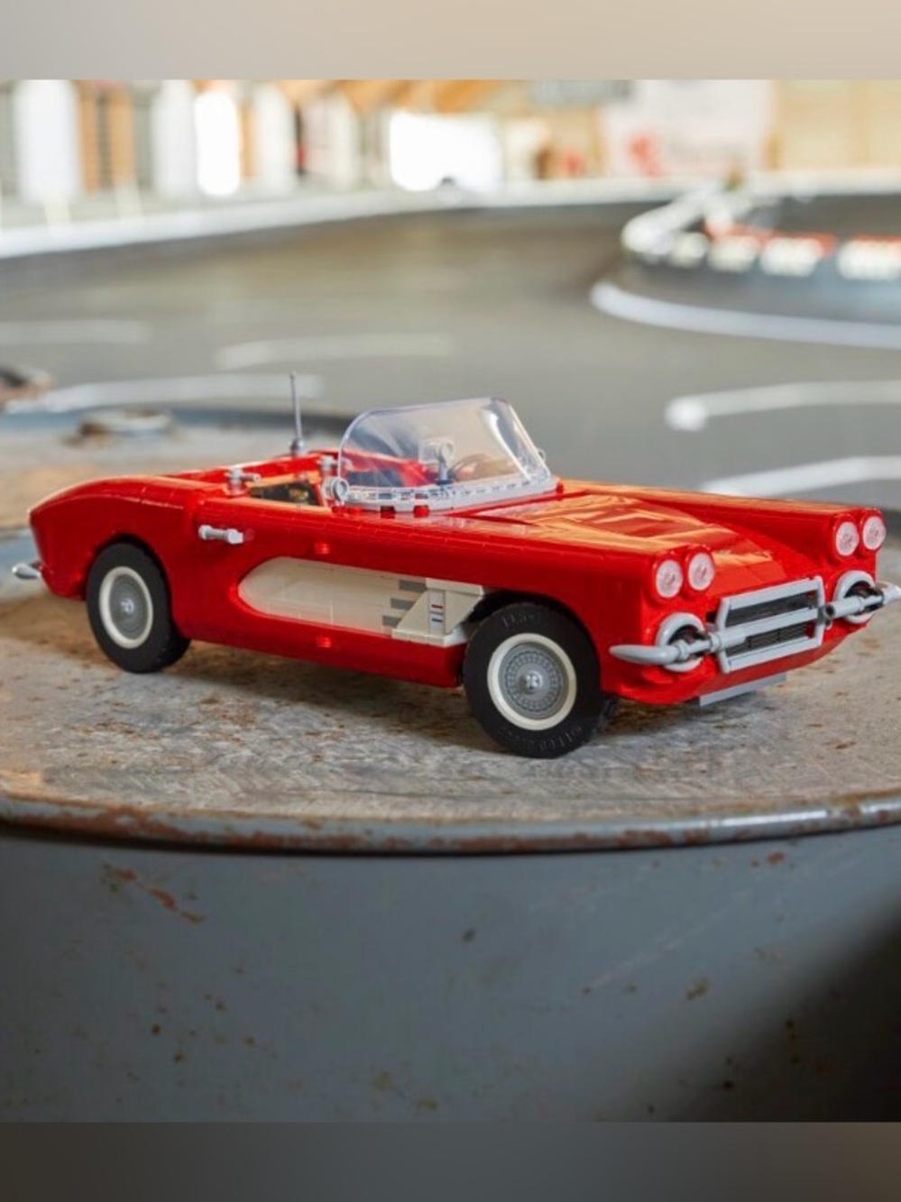 Retired LEGO Icons Red Corvette-with Instruction Book